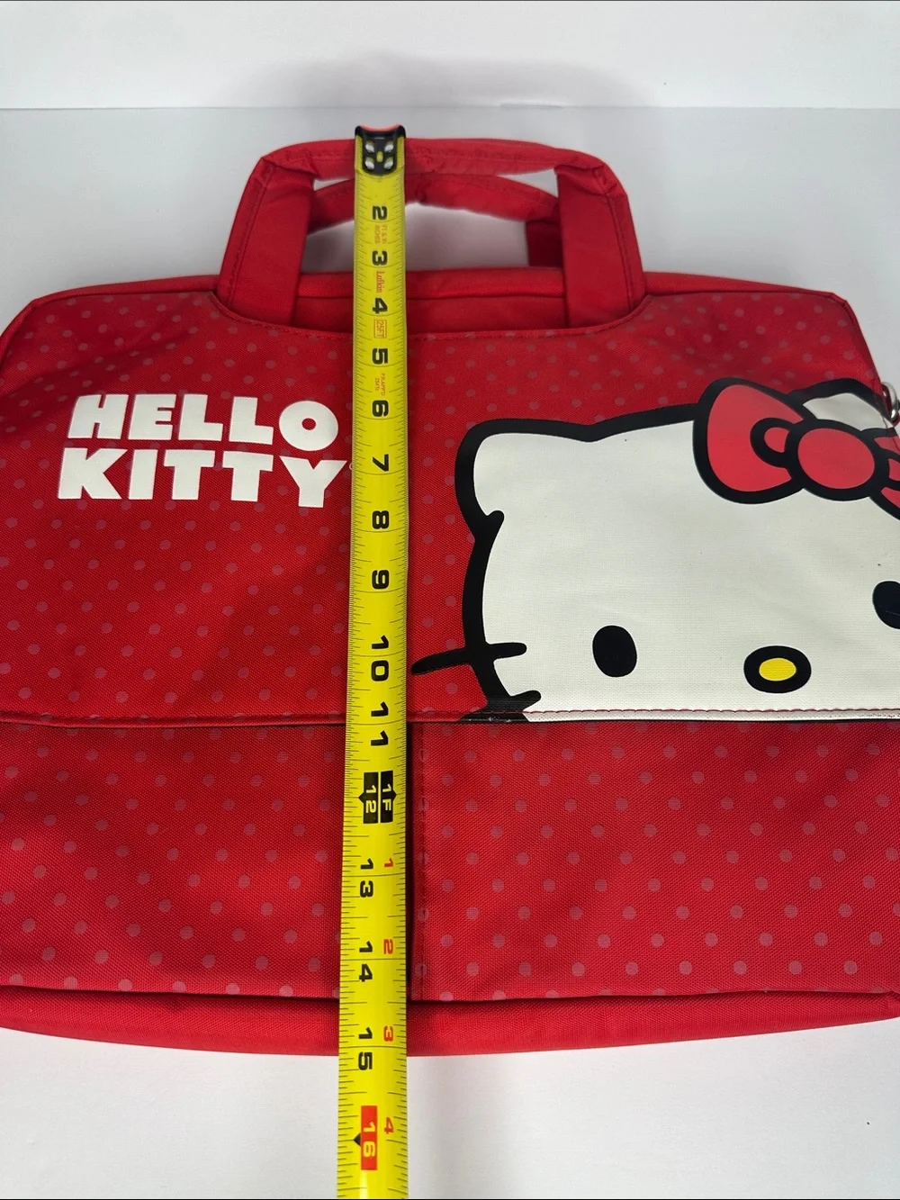 Hello Kitty Red Laptop Bag with Character Flap